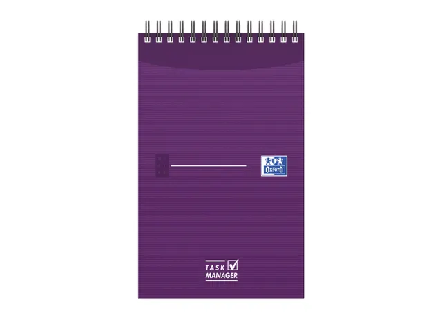 task manager 125x200mm Essen tials 140 pages 2 colors assorted