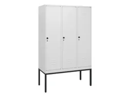 locker,HxBxD 1950x1200x500mm,3vak,vak B 400mm,draaigrendel