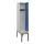 locker met bank,HxBxD 2120x400x815mm,1vak,vak B 400mm,cilinderslot
