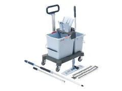 Vileda UltraSpeed Pro dubbele emmer Ready to Go Kit Push