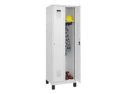 locker,HxBxD 1950x600x500mm,2vak,vak B 300mm,cil.-slot,voeten