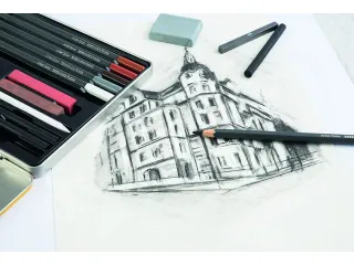 Tekenset Eberhard Faber Artist Color bliketui 16 stuks - 9