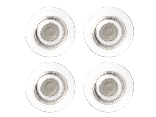 Glasbordmagneet Nobo extra sterk 32mm transparant 4 stuks