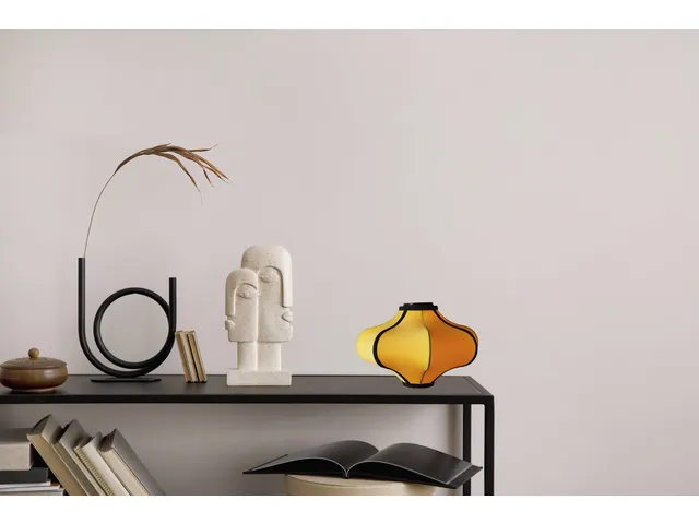 Lanterne Nextime Lumi 40 cm tissu jaune