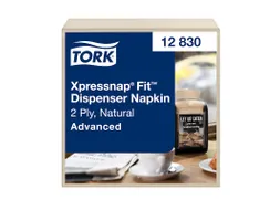 Servetten Tork Xpressnap Fit N14 2-laags naturel 12830