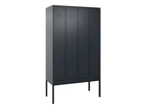 locker voor scheiding van kleding,HxBxD 2120x1200x500mm,4vak