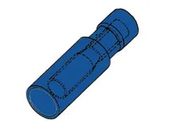 Kabelschoen "Female Bullet" - Blauw