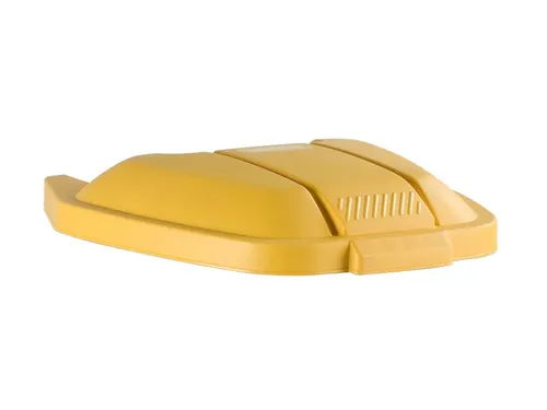 Deksel mobiele container Geel Rubbermaid