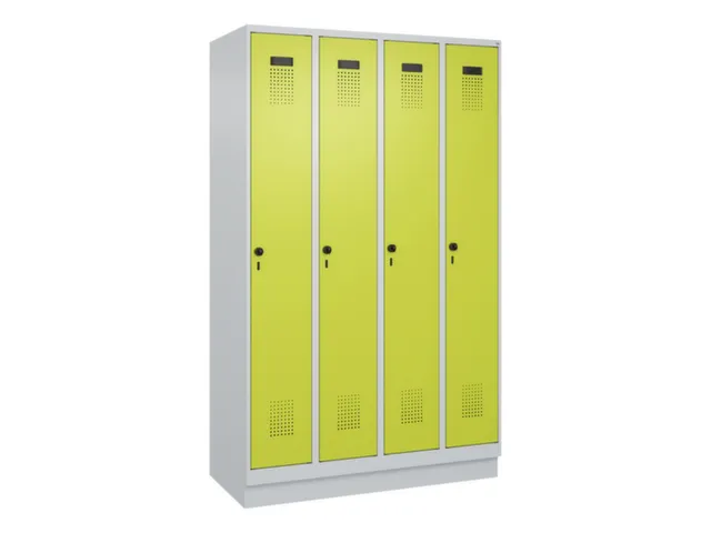 locker voor scheiding van kleding,HxBxD 1950x1200x500mm,4vak
