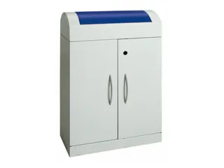 Afvalverzamelstation Niet-Brandbaar 90 Liter 975X620X320Mm Blauw - 2