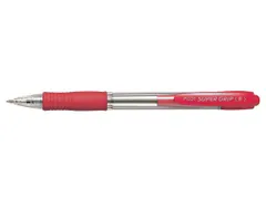 Balpen Pilot Super Grip F 0.7mm Fijne punt Rood