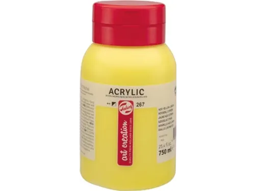Art Creation acrylverf 750 ml azogeel citroen