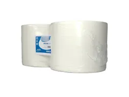 Euro Industriepapier Poetspapier 100038 cellulose 2-laags Wit 2 Rol