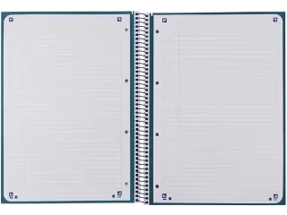 Notitieboek Oxford Classic Europeanbook A4+ 4-gaats lijn 80vel blauw - 7
