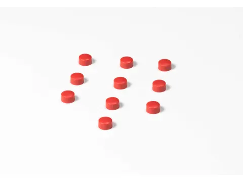 Memomagneten 10 Stuks Rood 10mm 10 stuks