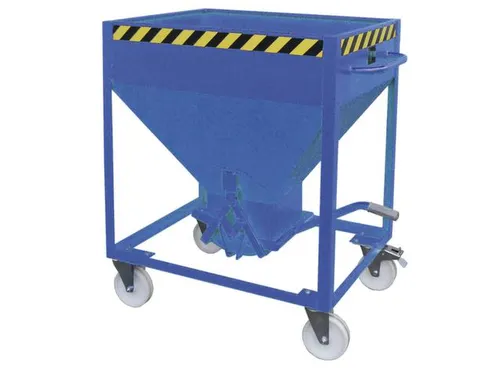 Stortgoedbak Hxlxb 780X1220Mmx1115Mm 375L Wielen Ral5012