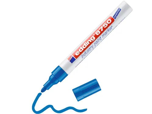 Lakmarker edding e-8750 industry blauw