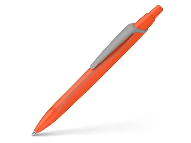 Stylo à bille Schneider Reco orange néon/couleur écriture bleue