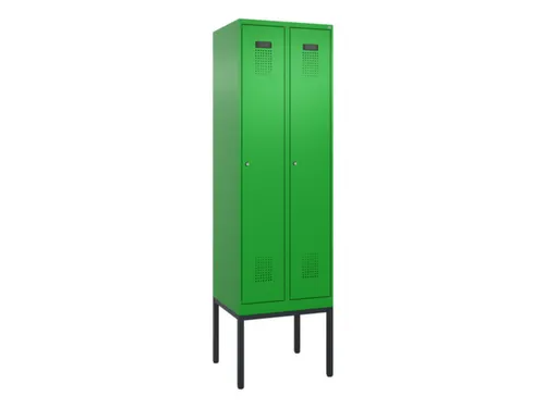 locker voor scheiding van kleding,HxBxD 2120x600x500mm,2vak