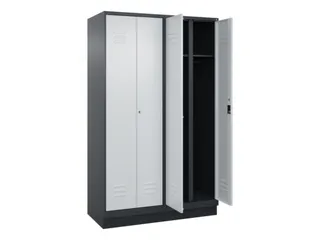 locker voor scheiding van kleding,HxBxD 1950x1200x500mm,4vak - 2