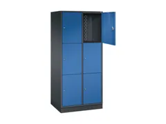 grootvolume-lockersysteem,HxBxD 1950x820x600mm,2x3vakken,cil.-slot