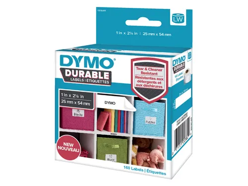 Etiket Dymo 1976411 industrieel 25x54mm 1 rol á 160 stuks wit