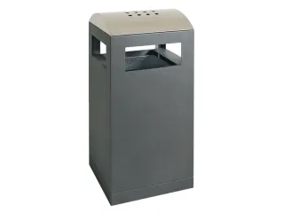 combi-asbak HxBxD 1050x450x450mm afvalbak inhoud 90 liter Antraciet - 2