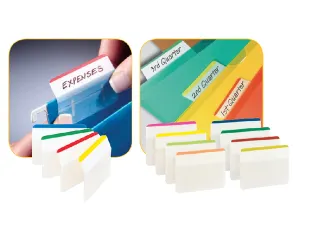 Indextabs Post-it 686A1 38x50.8mm strong gebogen assorti 24 tabs - 4