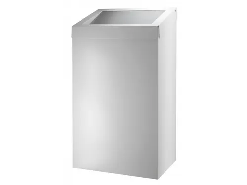 Afvalbak 50 Liter Gesloten Wit