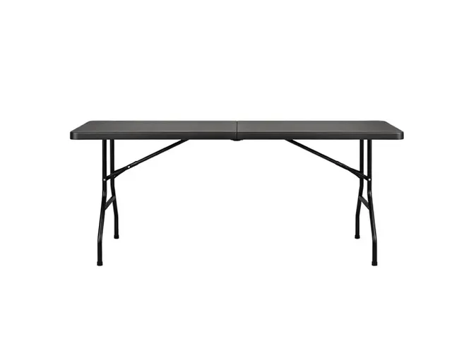 BRASQ Vouwtafel Zwart 180x70x74 cm FT180