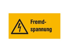 waarschuwings-combibord,v. binnen/buiten,Externe spanning,PVC