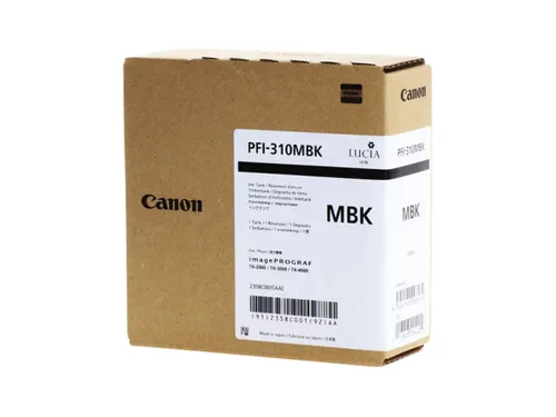 Inktcartridge Canon PFI-310MBK mat zwart
