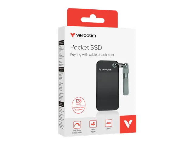 Pocket Ssd 128Gb Black-Grey