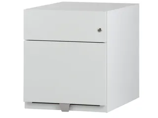 Ladenblok Staalplaat 495x420x565mm 1hangmappenlade 1lade Lichtgrijs - 1