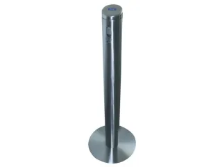 Asbakstaander Hxd 1041x100mm Zuilvorm Staandervoet Ø 356mm Rvs - 1