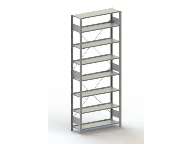 dossierstelling,grondveld,HxBxD 2500x1056x336mm,vaklast 80kg