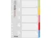 tabbladen A4 karton 11-gaats 5 tabs