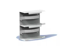 Handschoendispenser Duo Aluminium, Mqdgda