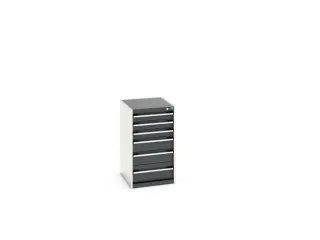 ladekast HxBxD 900x525x650mm 6laden romp RAL7035 front RAL5010 - 7