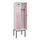 locker voor scheiding van kleding,HxBxD 2120x600x500mm,2vak
