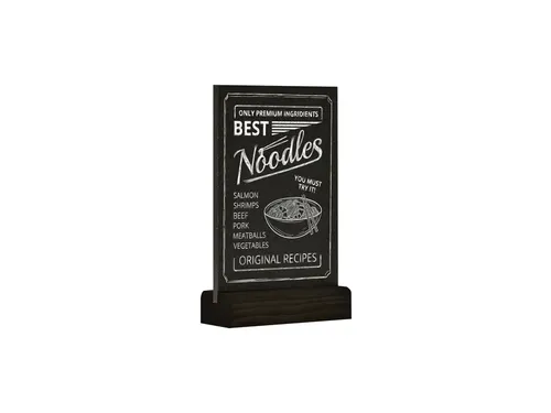 Krijtbord Europel tafelmodel A6 staand zwart