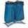 Dubbele Afvalverzamelaars Staand 980x850x480mm 120 Liter Blauw