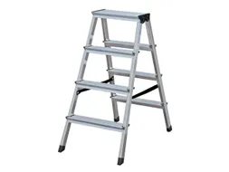 Lichte Universele Trapladder 0.95m H 0 65m 2x4treden Incl. Bordes