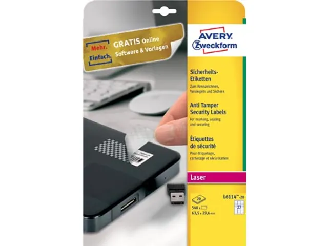 Bestendig Veiligheidetiket