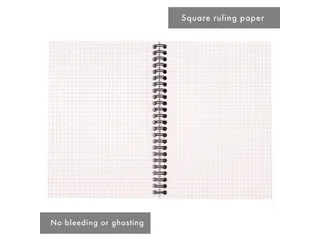Notitieboek Pukka Jotta A5 ruit 5x5 100vel/200pag 80 gram groen - 3