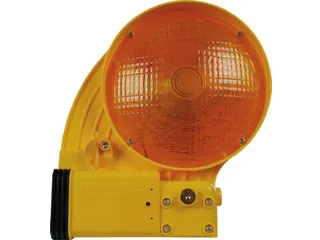 bakenlamp,LED,geel,HxBxD 290x200x85mm,m. schemerautomaat - 2