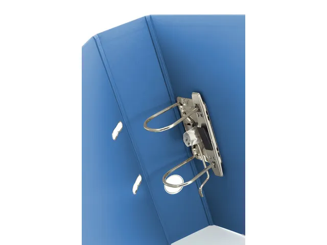 Classeur à levier plastifié Kangaro PP/Papier 75mm bleu