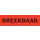 Waarschuwingsetiket breekbaar 75mmx20mm 500 stuks