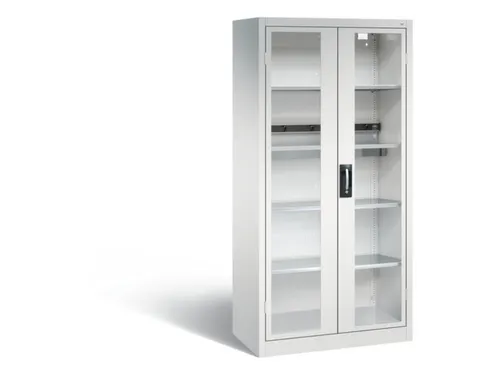 acculaadkast 1950x930x500mm 5stekkerdozen 230V cil.-slot front RAL7035