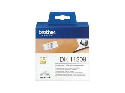 Etiket Brother DK-11209 29x62mm klein adres 800stuks